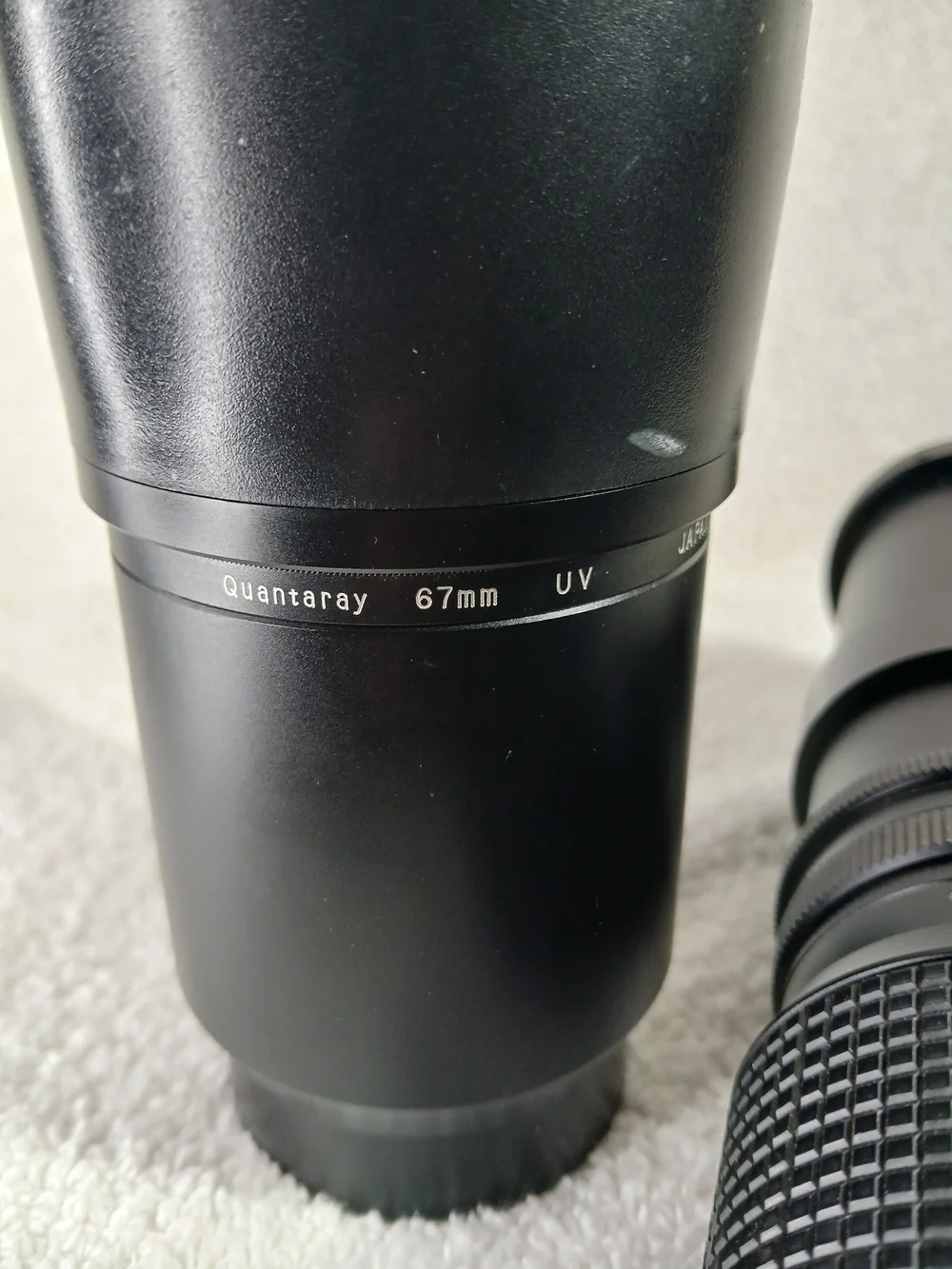 Quantaray70-300mm Telephoto Camera Lens with Detachable Hood